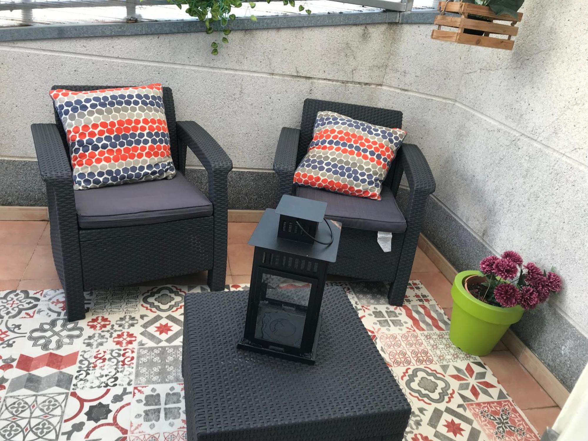 Apartamento Con Amplia Terraza Cerca Del Hospital Clinico Santiago de Compostela Luaran gambar